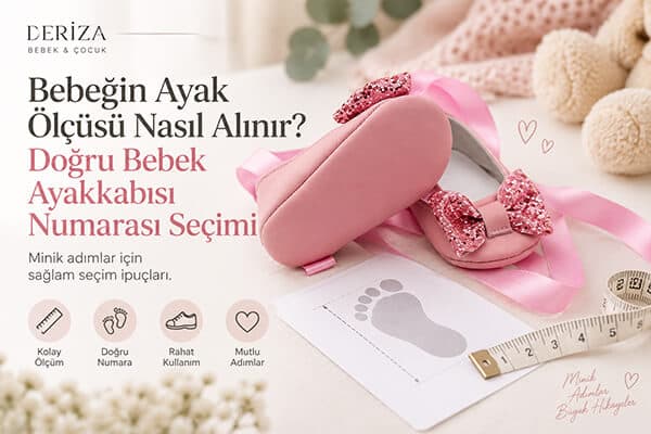 Bebeğin Ayak Ölçüsü Nasıl Alınır? Doğru Numara Seçimi
